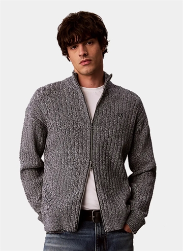 Calvin Klein Vertical Texture Zip Strik